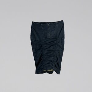 Prairie Underground - Ruched - Denim - pencil skirt